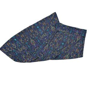 Azules Boho Multicolor/Artsy/Unique Fold-Over Maxi Skirt Women's Size Medium